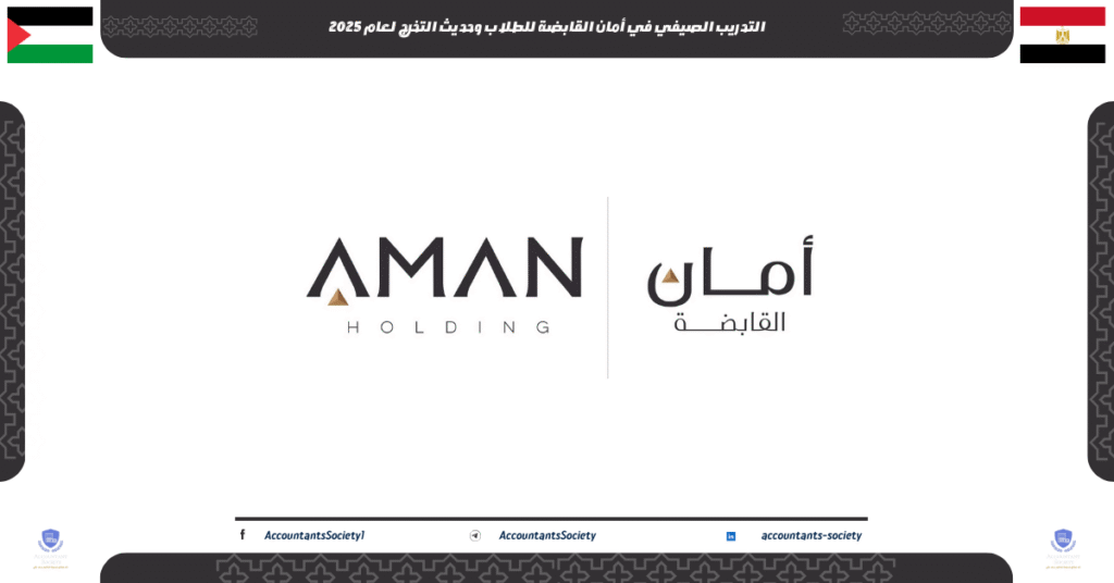 الصورة الحالية: التدريب الصيفي في أمان القابضة للطلاب وحديث التخرج لعام 2025